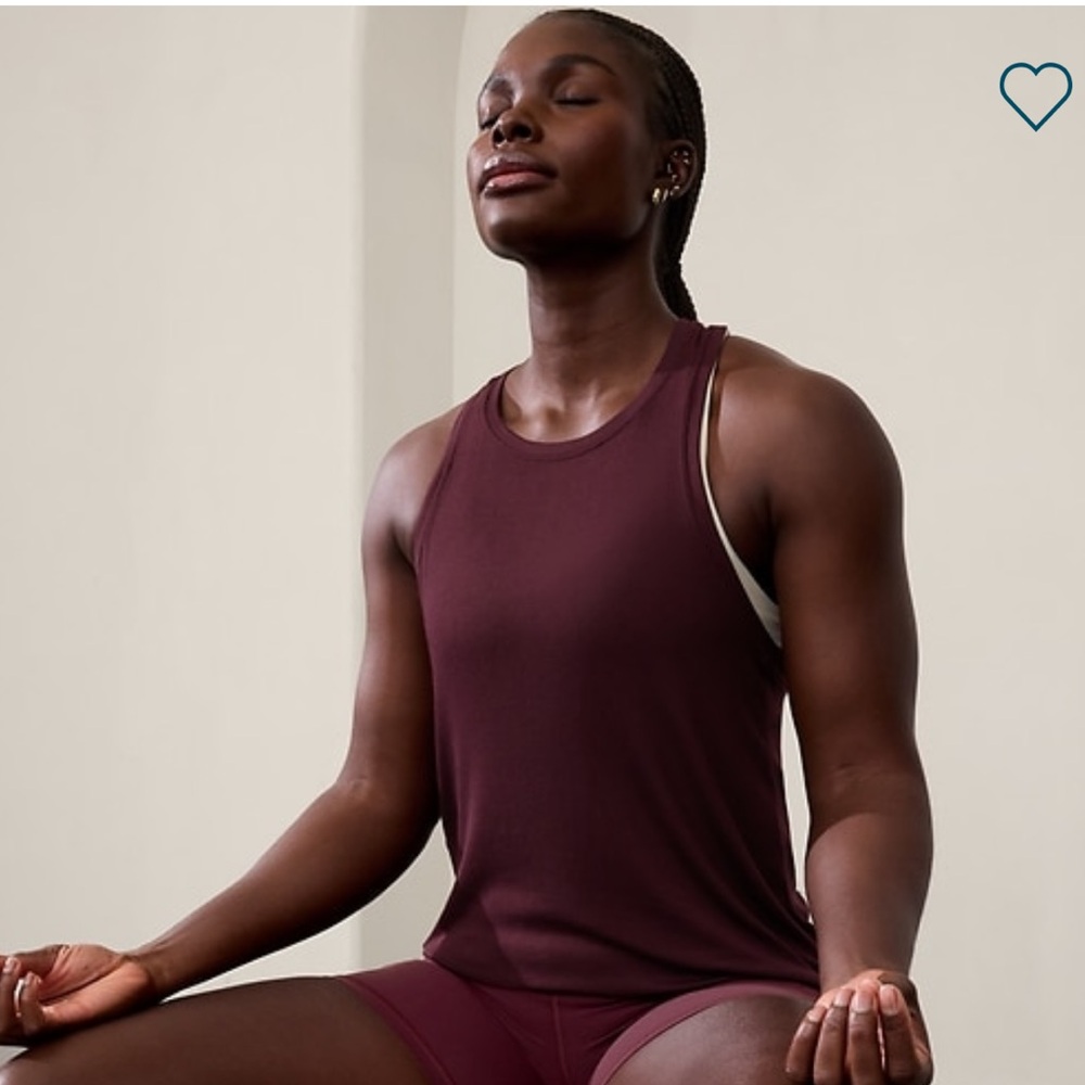 Athleta NWT Ease In Ribbed Tank - Size S - color Orchid